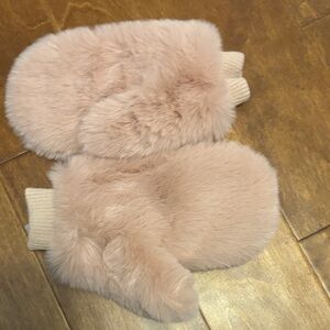 Cozy Pink Kids Mittens